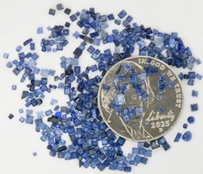 Natural Blue Sapphire Melee 1mm to maybe 3mm mix lot Restoration Antique Jewelry