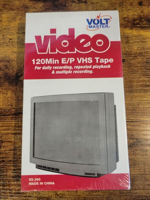#ad Video VHS Volt Master Sealed New 120 Minute Recording Tape New And Sealed $9.99