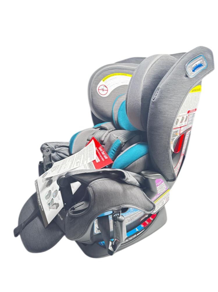 All4Stages Slim+ 4-in-1 Convertible Car Seat (Baker Gray) MFG 12/2024