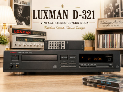 LUXMAN D-321  RaRe  Vintage Stereo CD/CDR Deck
