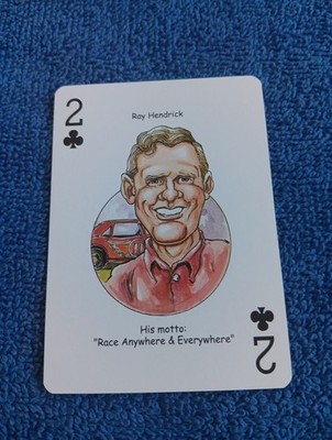 Ray Hendrick Card American Racing Hero Decks Playing Cards Nascar Card