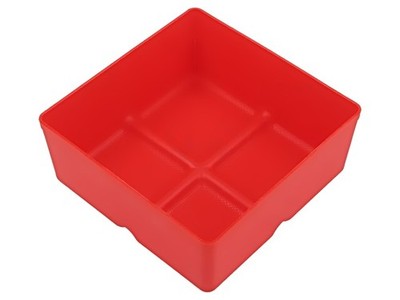 KBS1111-3020 Behälter: Küvette rot 110x110mm 4Stk KBS1111 UNITE BOX KISTENBERG