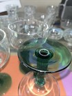 Libbey 6" Margarita Glasses - Lot Of 3 - Barware Green Ribbed Cactus Stem — photo 4