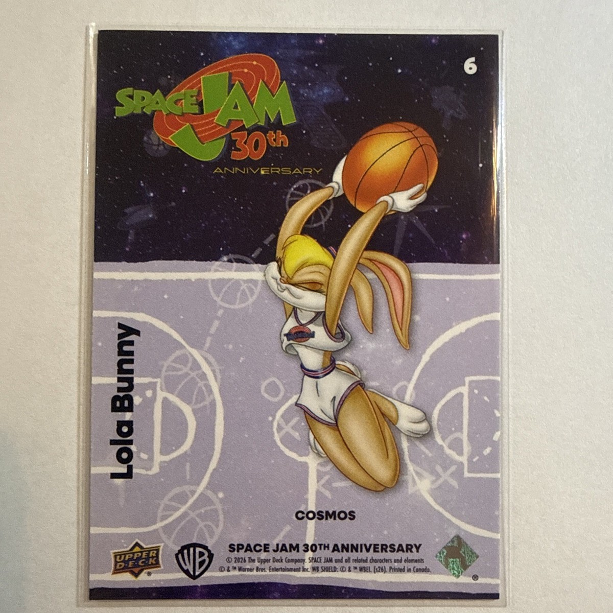 2026 Upper Deck Space Jam 30th Anniversary Lola Bunny Cosmos