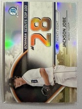 2023 Bowman #BTP-28 Jackson Jobe Bowman Scouts Top 100 Tigers