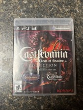 CIB(Water Damage Label Castlevania Shadow Collection PlayStation 3 PS3 MINT DISC