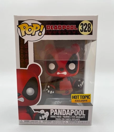 Funko Pop! Deadpool #328 Pandapool Bobble Head Hot Topic Exclusive