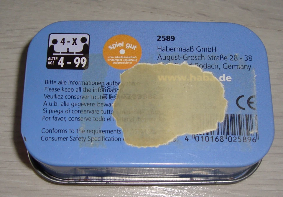 Haba Spiel Pantomime No 37 in Blechdose - Bild 3 von 4