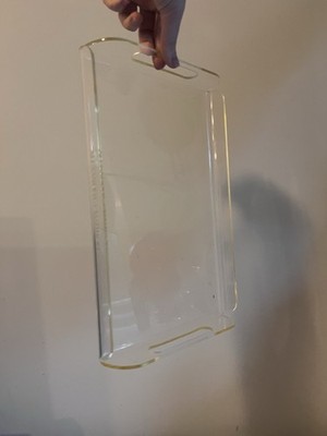 Rare Alexandra De Markoff Art Deco Lucite / Acrylic? Display Tray Handles Nice!