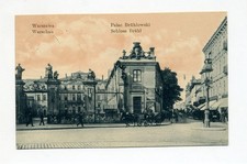 1916 DR 1.WK AK Warschau Br&uuml;hlsches Palais FP Karte Versuchs- und &Uuml;bungsflugpark