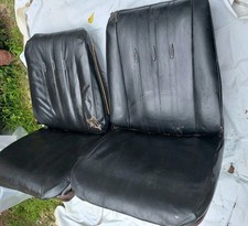 1966 Impala Bucket Seats Black Metal Backs Wtracks Hardware Possible Ship Ec. 1966 Impala Bucket Seats Black Metal Backs Wtracks Hardware Possible Ship Ec.