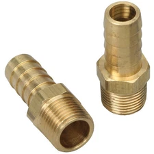 Trans Dapt Performance     Trans Dapt 2272 Brass 90 Degree Fuel Hose Fittings