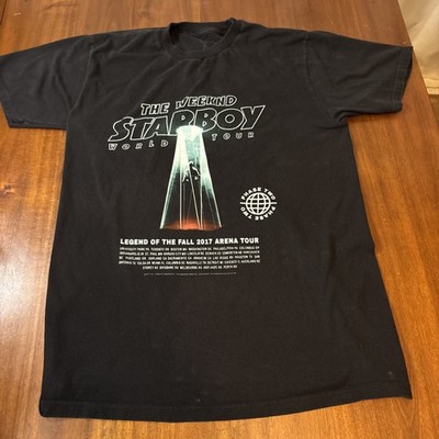 Starboy Weekend World Tour T Shirt 2017 Phase Two Black S