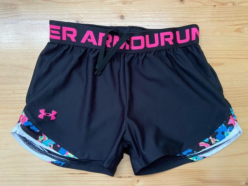 Lot of 2 UNDER ARMOUR Girls YMD Loose Fit Un-lined Shorts (INS 2.5") - Picture 2 of 5