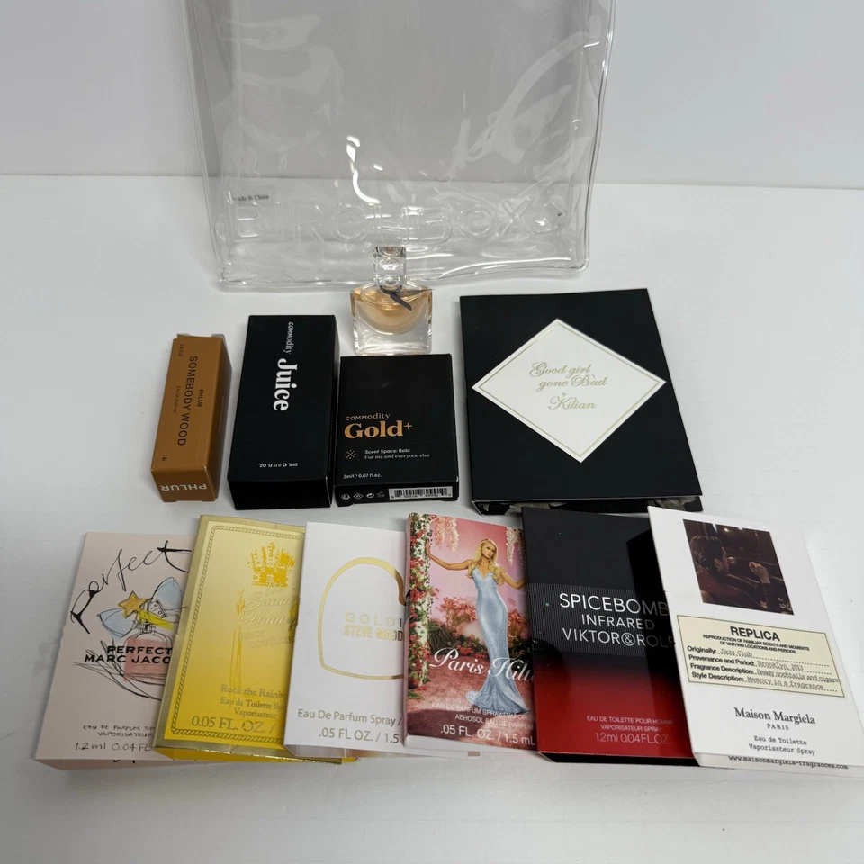 Perfume Cologne Sample Lot of 12 items Lancome LaVie est belle Mini Replica Gold - Image 4 of 4