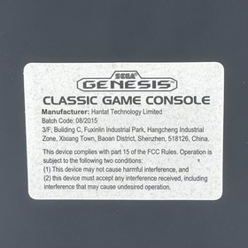 AtGames Sega Genesis Classic Game Mini Console - CONSOLE ONLY