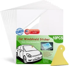 Static-Cling Window Film Applicator for Car Windshield Stickers