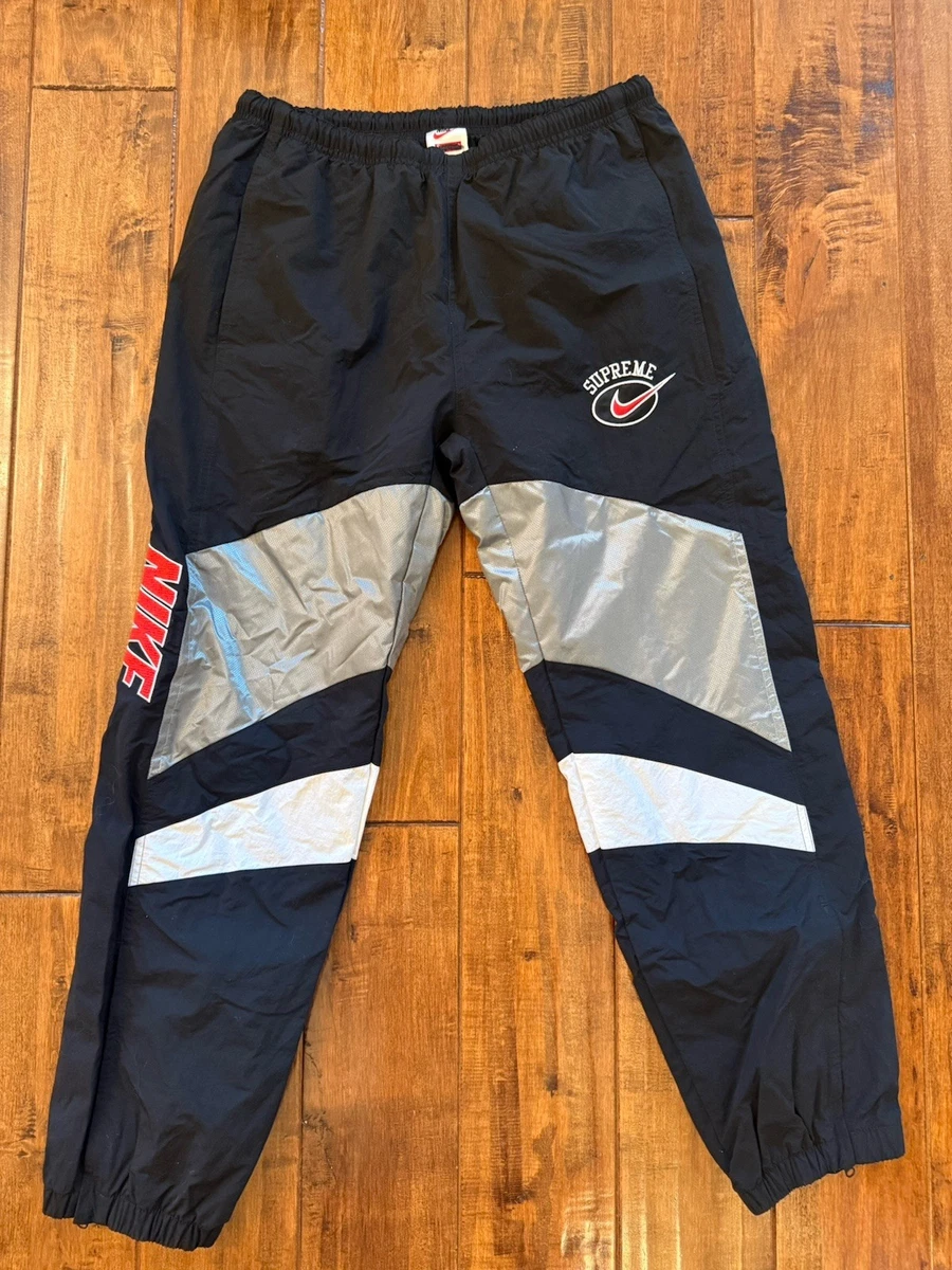 Supreme Men Track Pants Black Activewear Pants for Men for sale | eBay