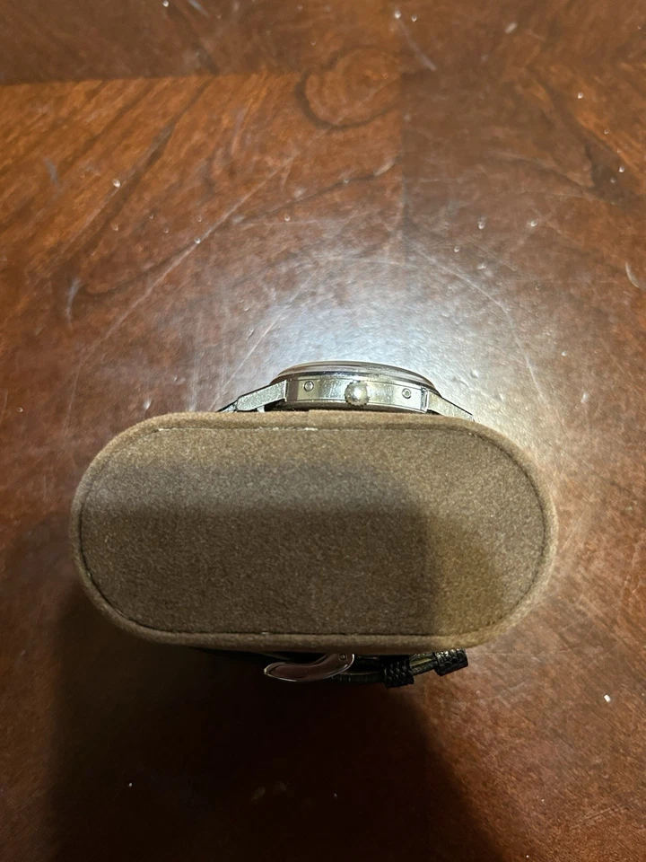 Vintage 1960s Zodiac Triple Date Moon Phase Automatic Mens Dress Watch - Image 3 of 4