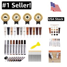 42-Piece Wood Repair Kit &ndash; Complete Solution for Scratches and Stains
