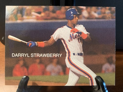 #ad 1989 Pacific Cards amp; Comics #10 Darryl Strawberry NY Mets RARE FREE SHIPPING $1.99