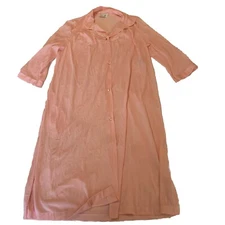Vintage Vanity Fair Housecoat NOS NWT Tricot Nylon Pink Size Small