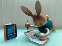 Stupsi Osterhase Im Homeshooling Mit Heft, Kuhnert 52239, Echt Erzgebirge