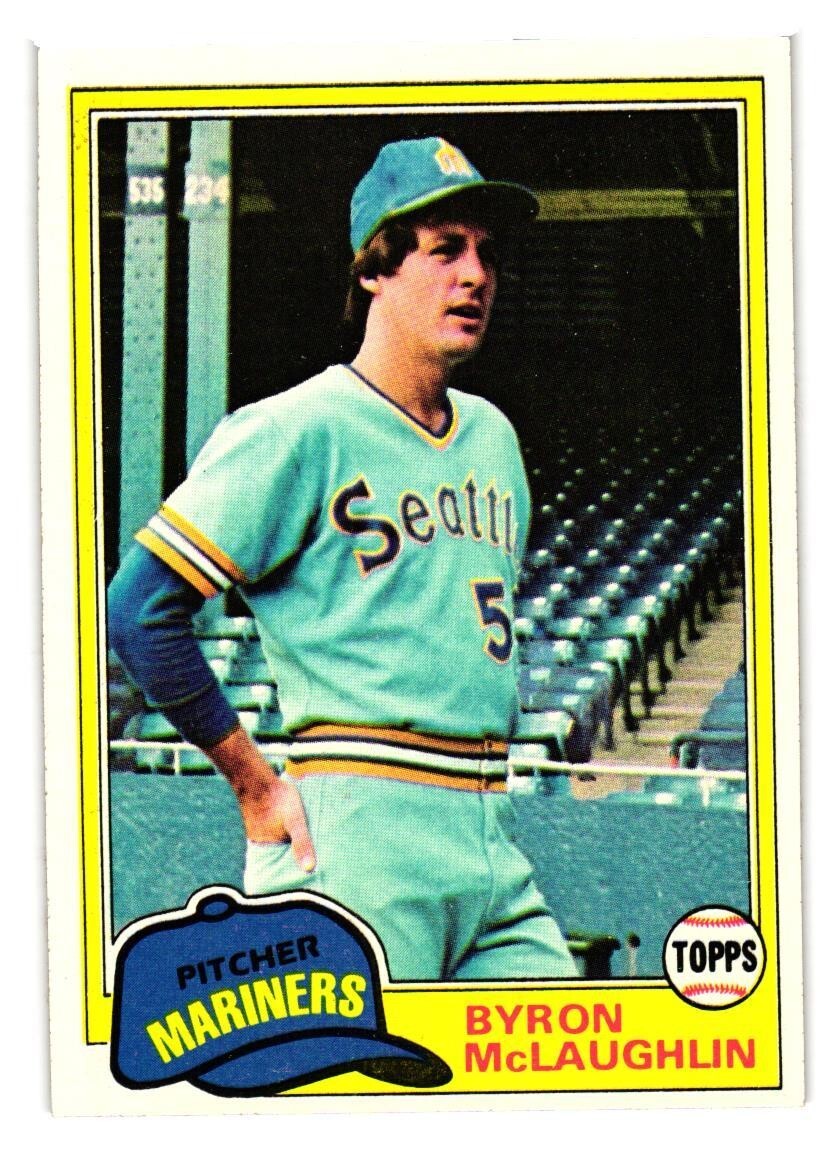 1981 Topps - #344 Byron McLaughlin
