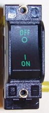 Lot of 4 Carling-Switch 30A hold D.C. Circuit Breaker/Switch 80V 37.5A trip.