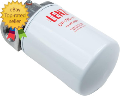 10 Micron Hydraulic Oil Filter Assembly 20 GPM Flow Rate - 200 PSI, 3/4'' NPTF