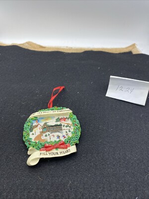 CMP Holiday Keepsake Series May The Peace Of Christmas Fill Your Heart Ornament