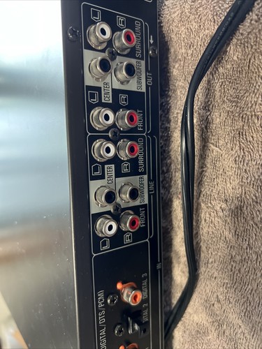 TECHNICS SH-AC500D Digital Signal Processor Dolby DTS Pro Logic Surround Sound - Picture 9 of 12