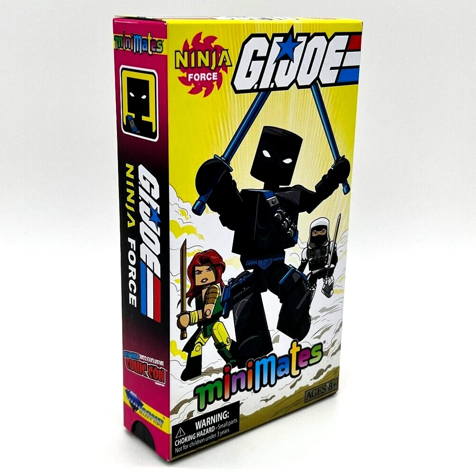 Diamond Select NYCC 2022 MiniMates GI JOE Aniversario Ninja Force Paquete de 4 Caja Set Foto 2 de 4