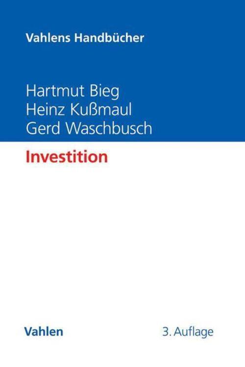 Thumbnail - Investition | Hartmut Bieg (u. A.) | Buch | Xxx | Deutsch | 2016