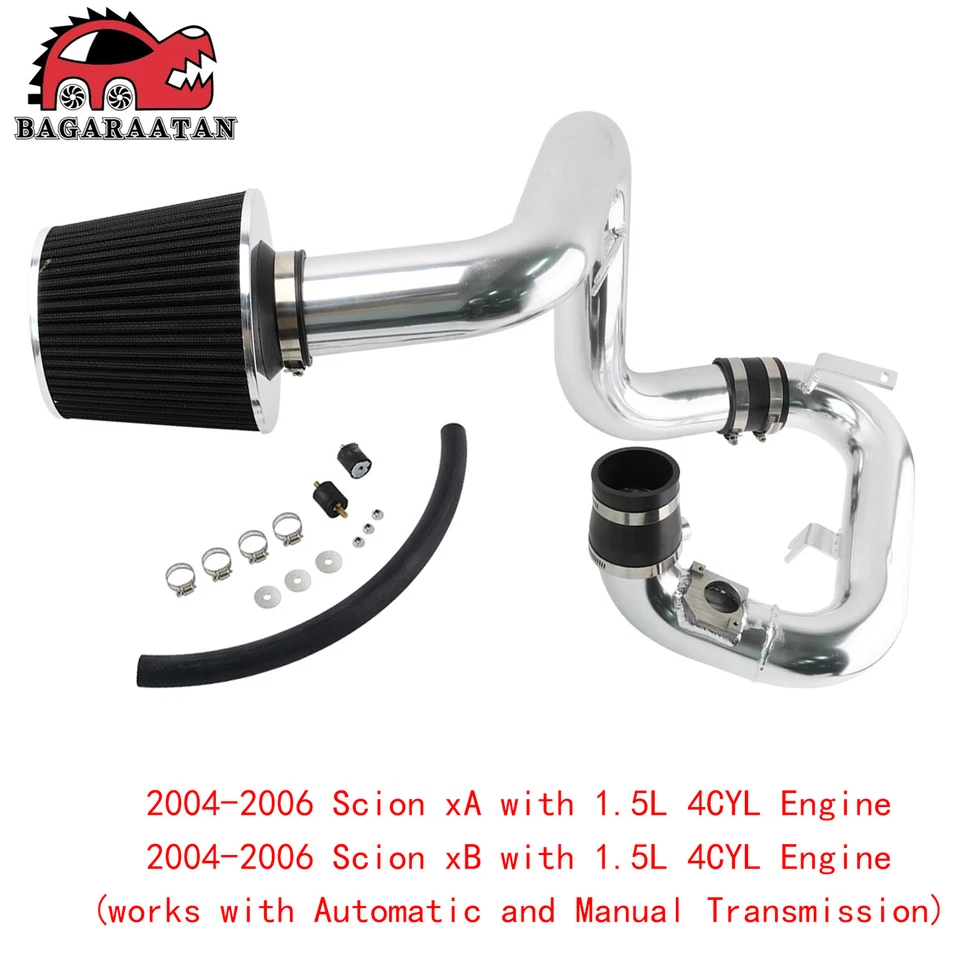 Sistema de admisión de aire frío para Scion XA Xb Bb Echo 1,5 L L4 2004-06 tubo + filtro seco Foto 3 de 4