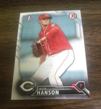 NICK HANSON 2016 BOWMAN DRAFT CARD #BD-54 REDS/DRAGONS (FIRST ROOKIE BASE)