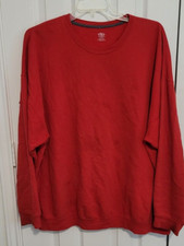 ATHLETIC WORKS MENS RED SWEATSHIRT SIZE 4XL(58-60)