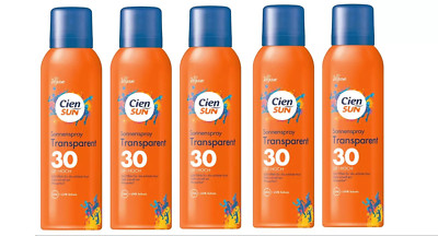 CIEN SUN SONNENSPRAY TRANSPARENT LSF 30 KÜHLEFFEKT WASSERFEST 3er / 5er SET*NEU*