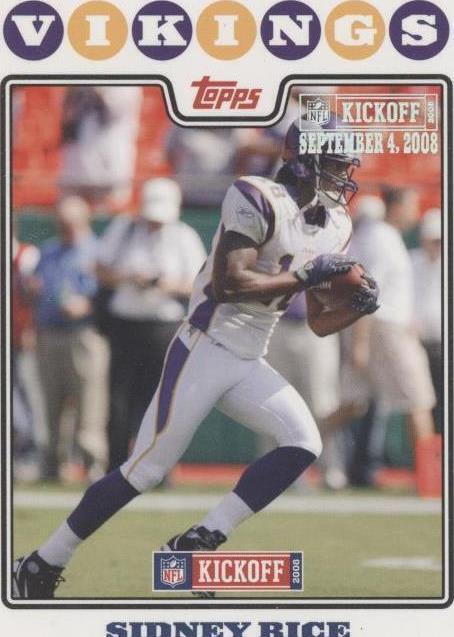 2008 Topps Kickoff - Sidney Rice #48 Kickoff Edition /1349 for sale ...