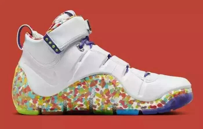 Size 6 - Nike Zoom LeBron 4 2024 Fruity Pebbles for sale online | eBay