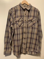 KATIN Fred Men's Long Sleeve Button Flannel Shirt Size L NWT