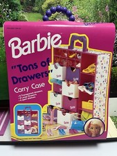 Vintage Barbie Tons Of Drawers Carrying Case 1993 12220 NRFB MIB MIP MOC