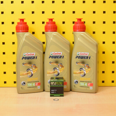 Quad Adly 500 S Hurricane / Flat LOF Ölwechsel Öl Ölfilter Castrol Power 1 10w40