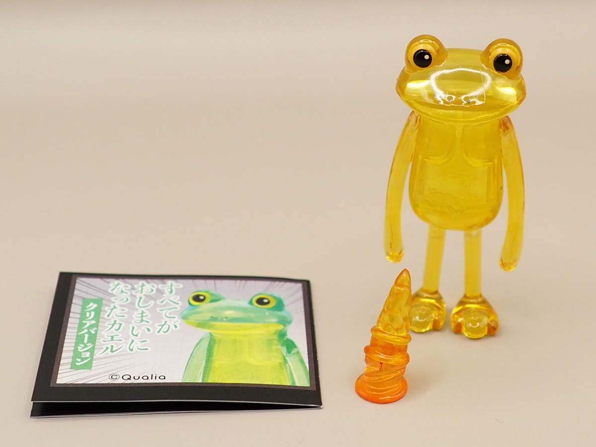 The Frog That Ended Everything Mascot Figure Clear Version Japan