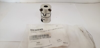 SIEMENS CCM10KCB-M12RSA FLEX COUPLING, 10mm KY TO 12mm RND SS, 140#, NNB