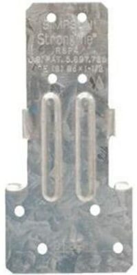 Simson Rsp4 100 Pack, Simpson Strong Tie RSP4 20-Gauge 2X Reversible Stud Plate Tie ...