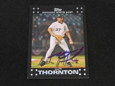 Chicago White Sox Matt Thornton Signed 2007 Topps Autograph Card #224 TOUGH  922