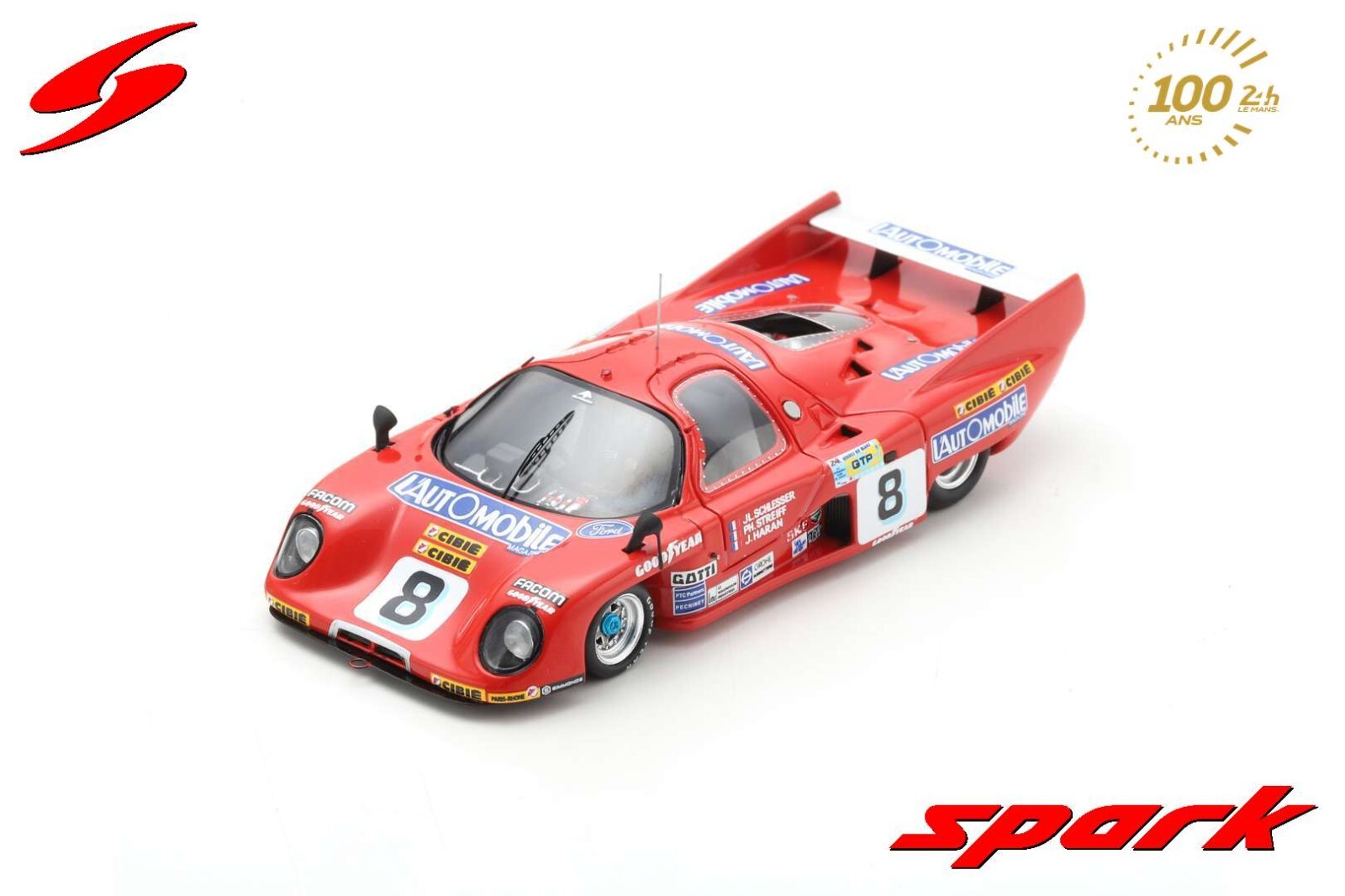 Rondeau M379C N°8 Spark S8458 voiture de collection miniature 24H Le Mans 1981