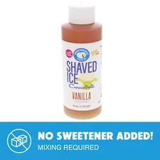 Hypothermias VANILLA Flavor Syrup 🍧 Snow Cone machine Concentrate UNSWEETENED