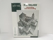 Pomegranate M.C. Escher Ascending and Descending 1000 Piece Puzzle